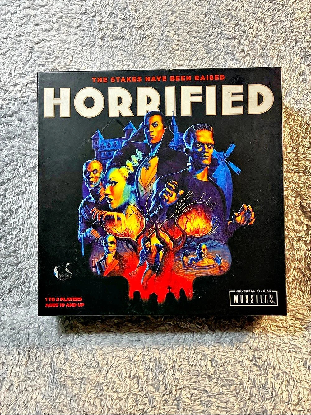 Universal Monsters Horrified Board Game Complete Set